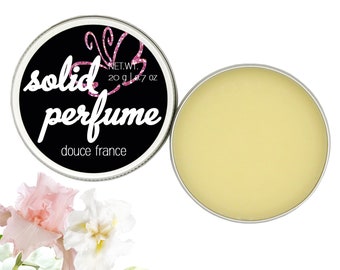 495.- EUR/1 kg Solid perfume "Douce France" | Delicate iris flowers, jasmine, orange blossoms, vanilla, tonka bean, pear