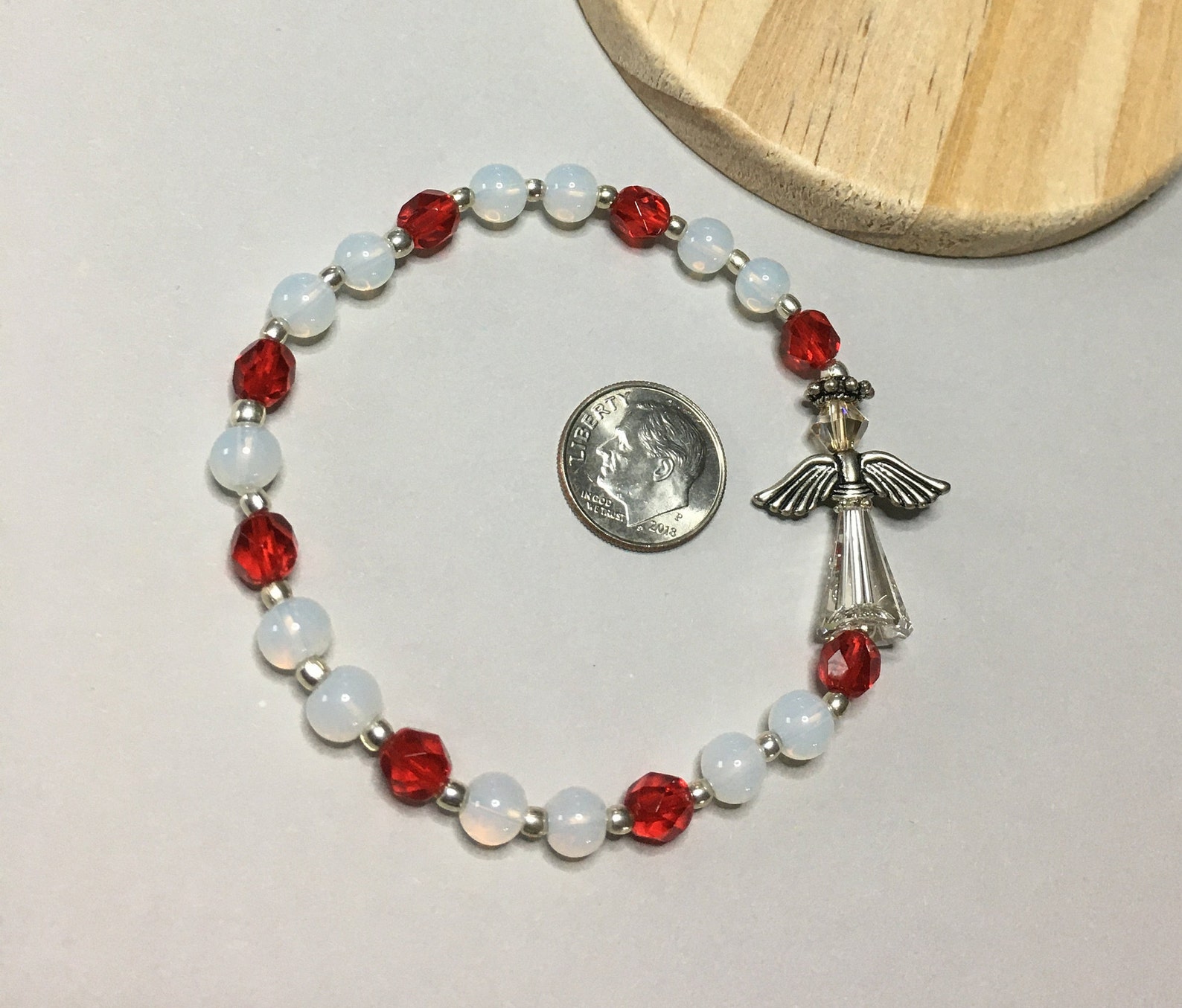 Angel Bracelet Angel stretch bracelet Christmas Angel  Etsy