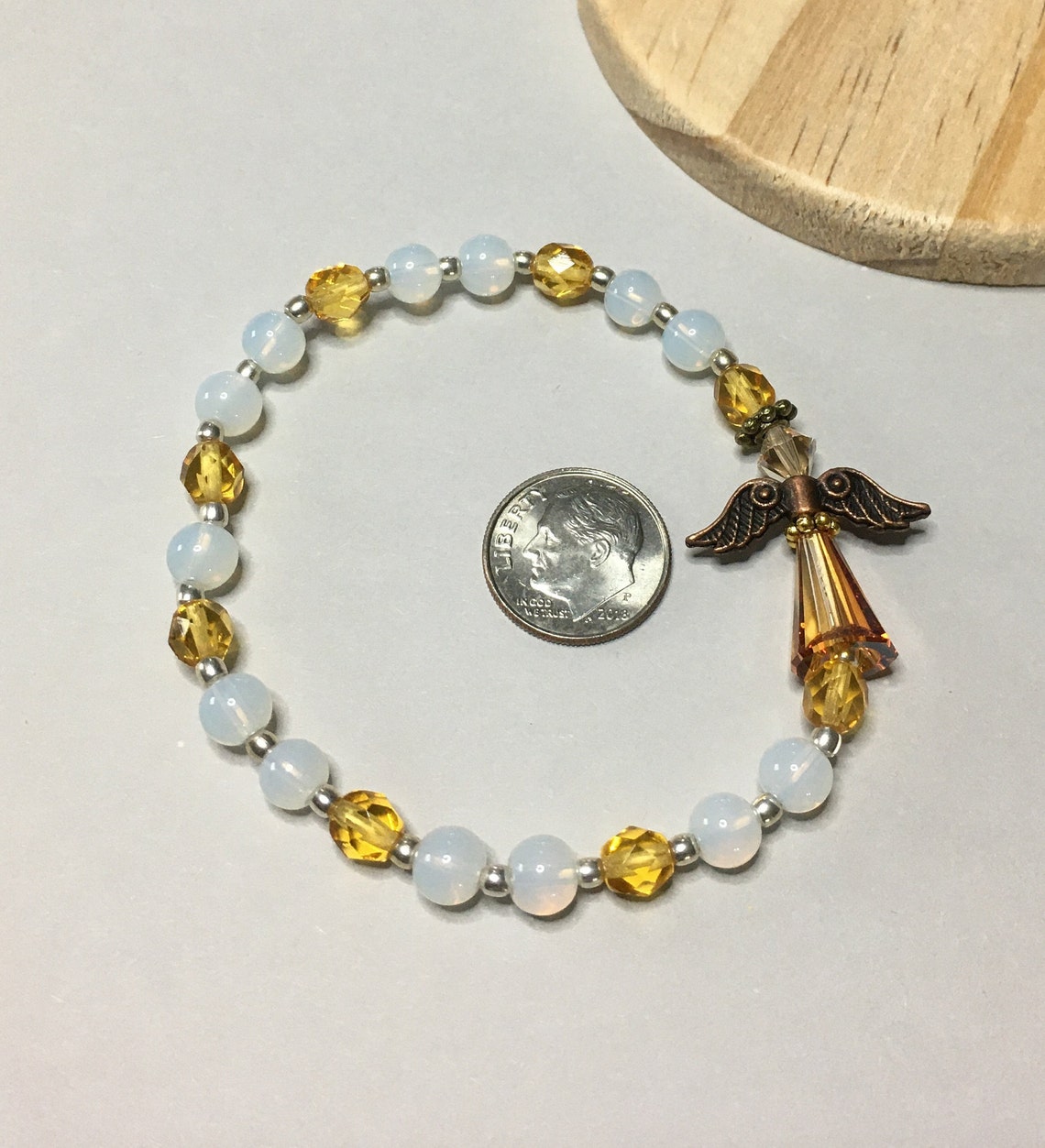 Angel Bracelet Angel stretch bracelet Christmas Angel  Etsy