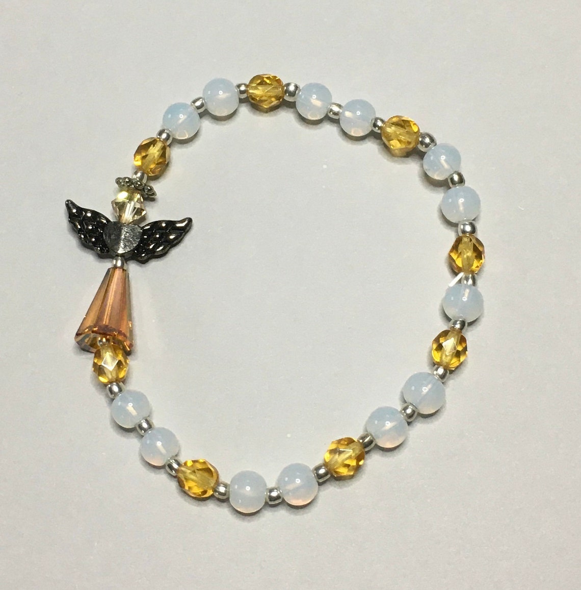 Angel Bracelet Angel stretch bracelet Christmas Angel  Etsy