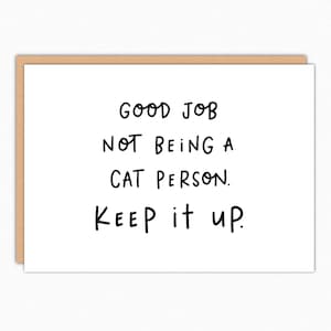 Funny Dog Birthday Card: Anti-Cat Humor for Dog Lovers