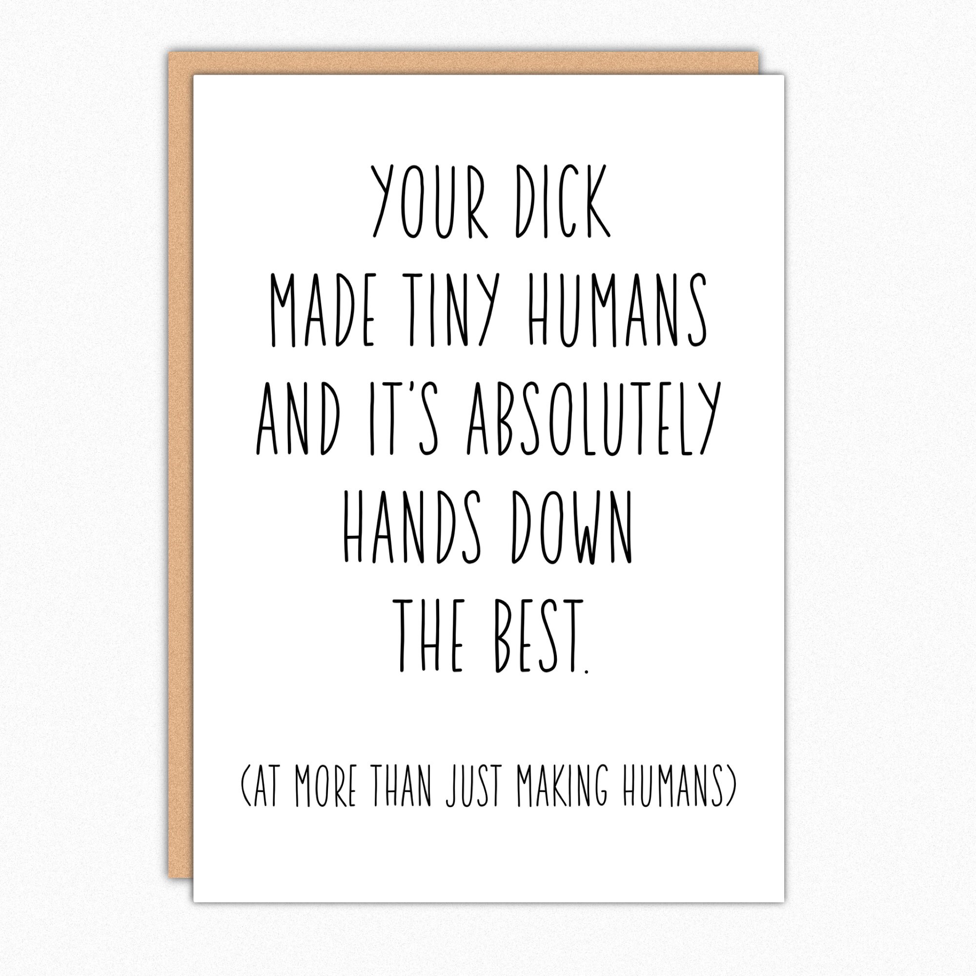 Funny Fathers Day Card for Husband From Wife