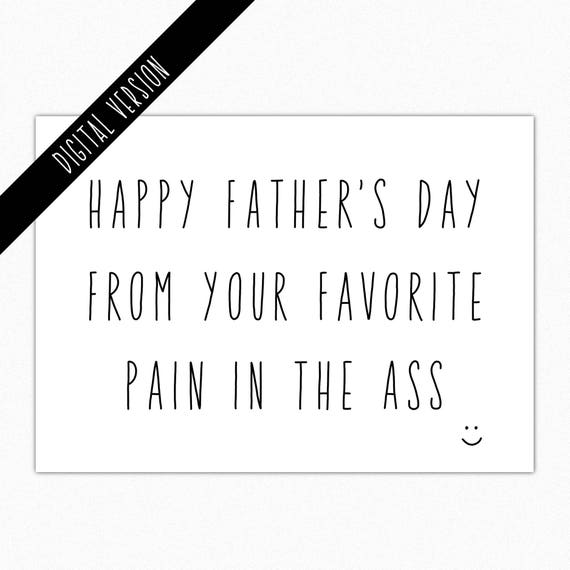 Printable Father S Day Card Instant Download Printable Etsy