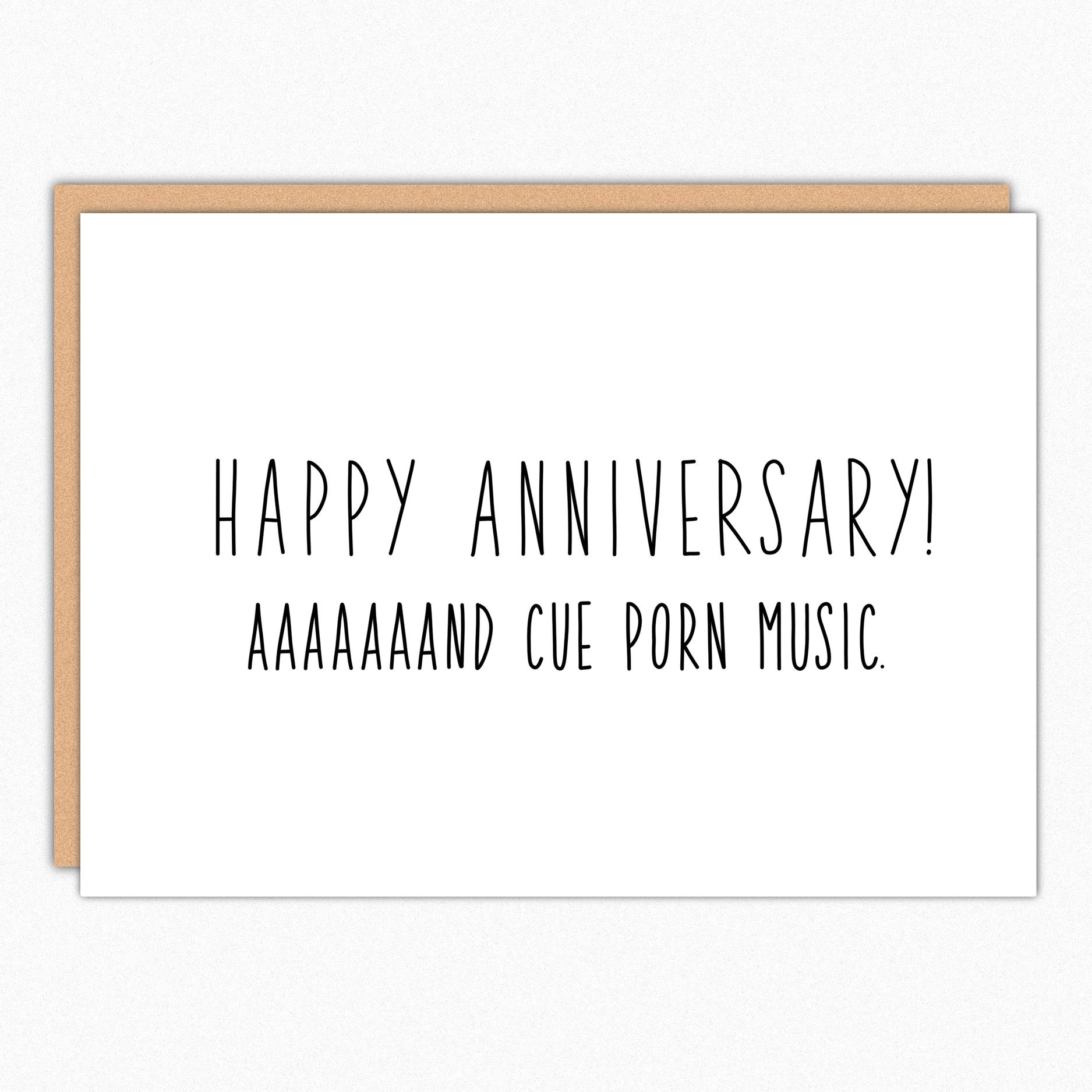 Naughty Anniversary Card Funny Adult Humor Sexy Dirty for Husband Wife  Boyfriend Girlfriend Happy Anniversary Porn Humor. and Cue Porn Music - Etsy