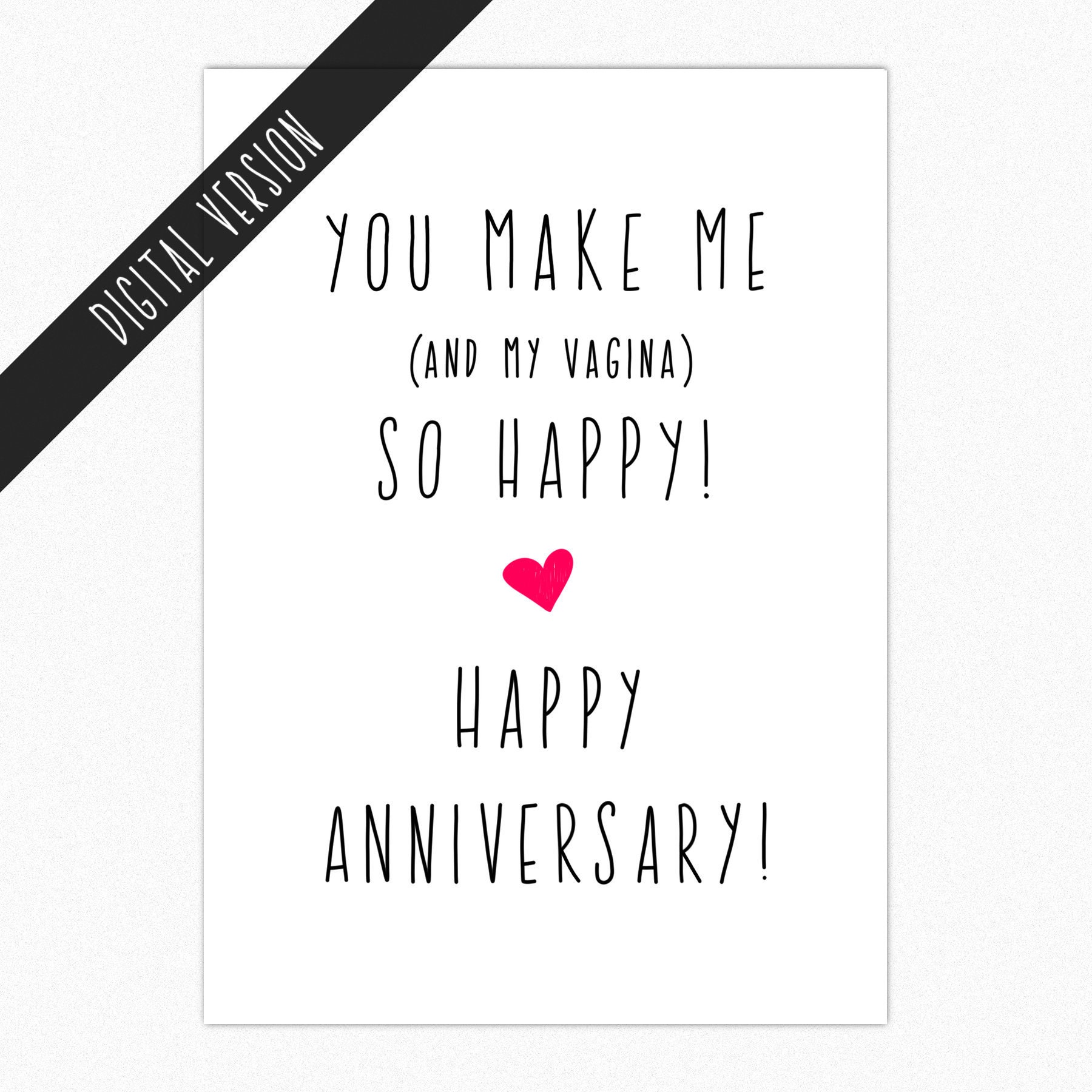 Printable Anniversary Card For Him For Her. For Husband For | Etsy