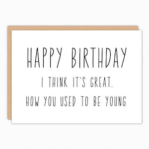 Funny Brother Birthday Card: Rude Greeting For Him