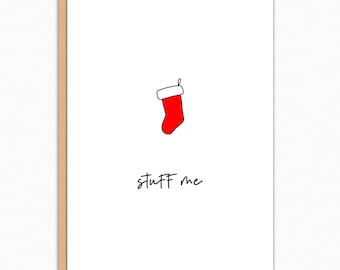  Funny Christmas Cards with Envelopes, Naughty Christmas Gifts  for Boyfriend Husband Men, Unique Christmas Gift ideas for Him, Cute Merry  Christmas Card Gifts from Wife Girlfriend : Everything Else