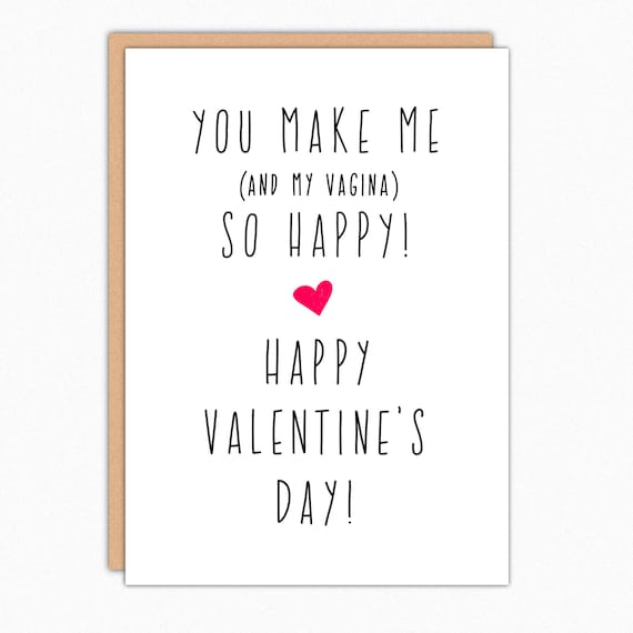 Funny Valentine Card Naughty Valentines Day Card Sexy Etsy