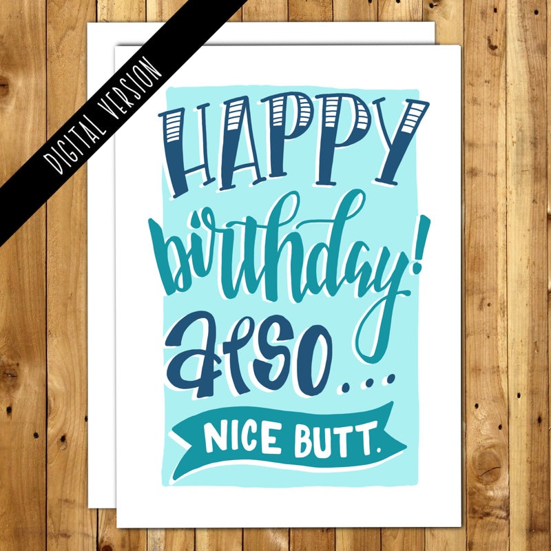 printable birthday card for him birthday card for