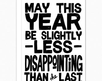 Sarcastic Birthday Card: Funny Pessimist Humor