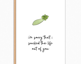 Funny Plant Mom Mother's Day Card: Baby Succulent