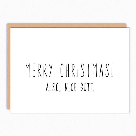 Christmas Card Boyfriend. Boyfriend Xmas Card. Funny Christmas  Etsy