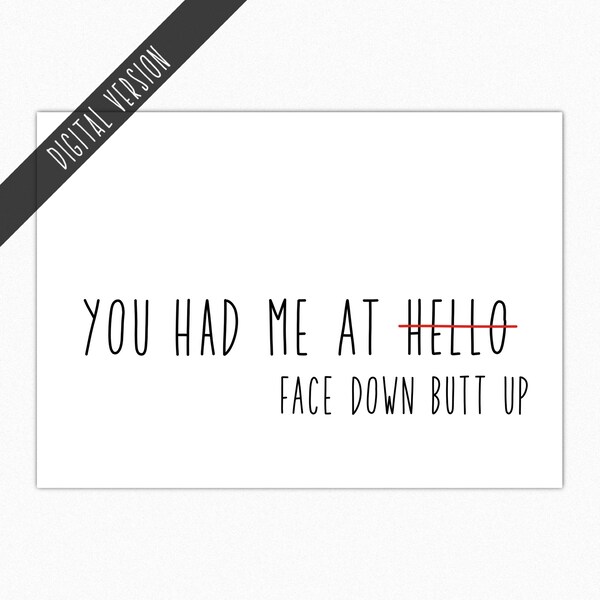 Printable Sexy Cards - Etsy