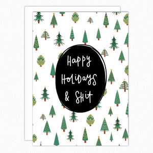 Funny Christmas Card: Rude Holiday Greeting Card