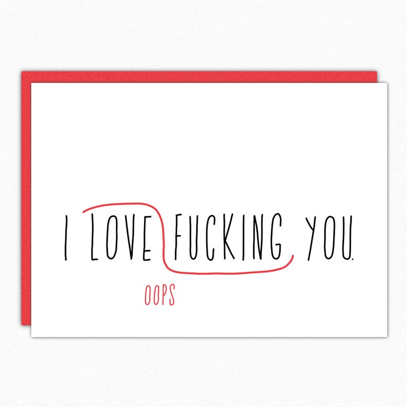 Naughty Valentines Day Card. Naughty Valentines Day Gift for Etsy