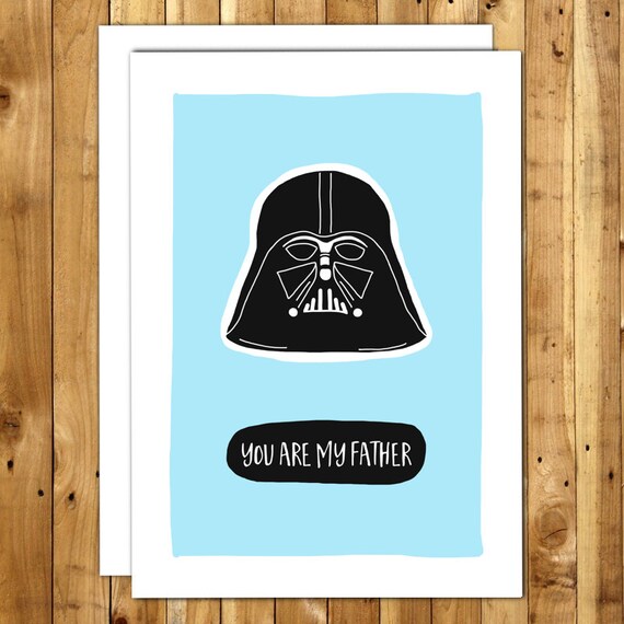 Carte De Jour Des Peres Imprimables Star Wars Carte De Etsy