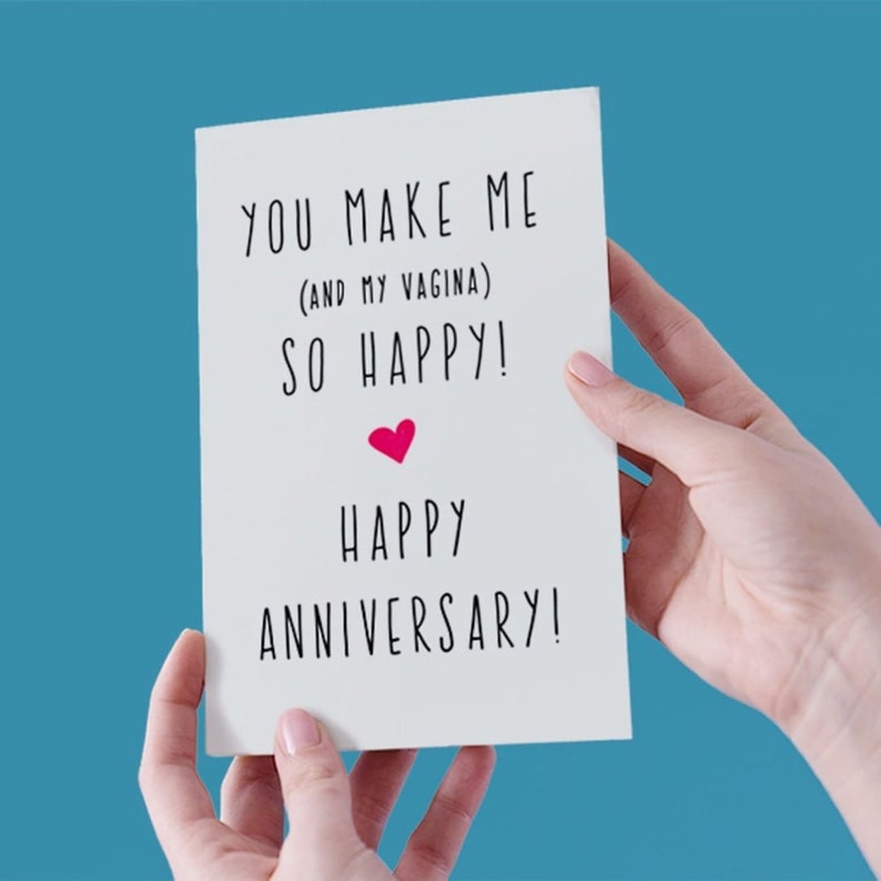 Anniversary Card Funny. Anniversary Card For Boyfriend. Anniversary Card For Husband. Naughty Anniversary. You Make Me So Happy 173 zdjęcie 6