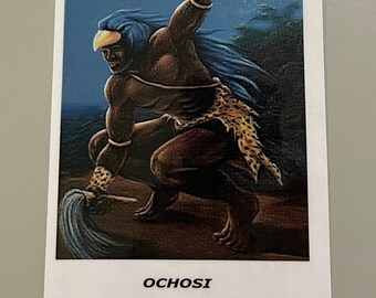 OCHOSI 4x6 Prayer card in SPANISH 4x6 Tarjeta de Oración Laminada en ESPANOL