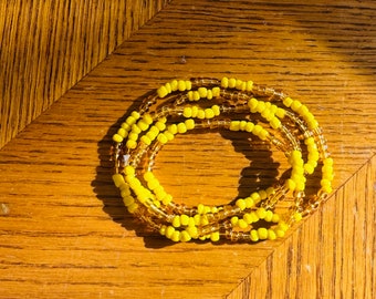 15” Orisha Ochun prayer bead Eleke Spiritual necklace