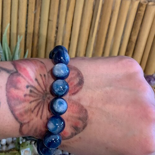 Genuine Powerful Blue Kyanite shops Bracelet