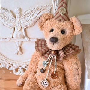 PDF - Henri Vintage Artist Bear Sewing Pattern - Instant Download