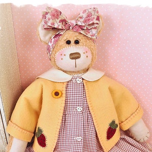 PDF - Maisy Rag Doll Bear Sewing Pattern - Instant Download