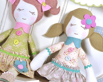 Bella & Trudie Rag Doll Pattern