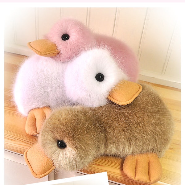 PDF - Patron de couture Fluffy Duck - Téléchargement immédiat