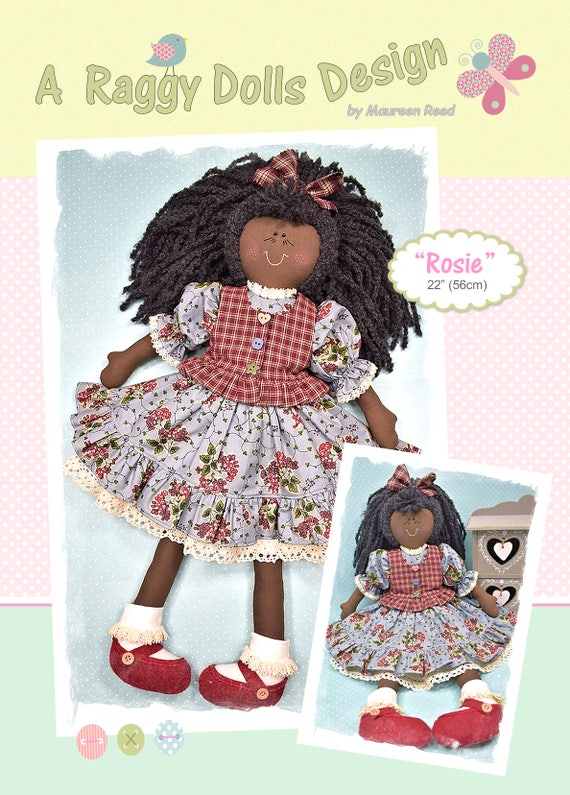 PDF Rosie Rag Doll Sewing Pattern Etsy