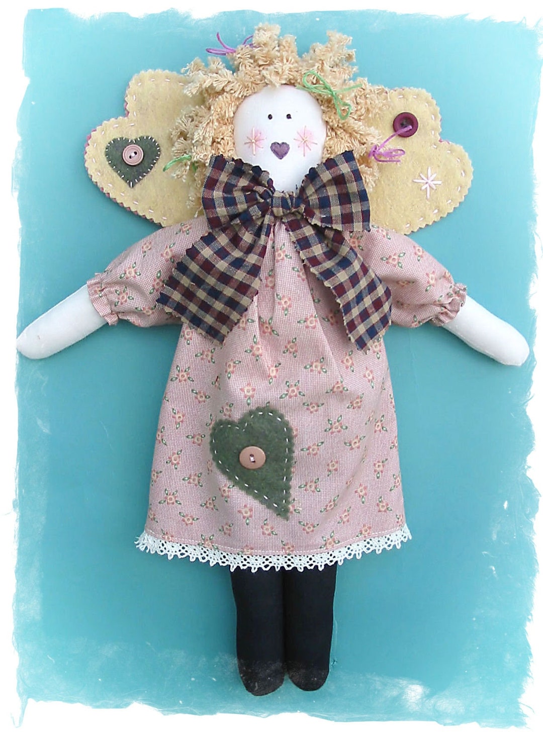 Angelina Angel Rag Doll Pattern - Etsy