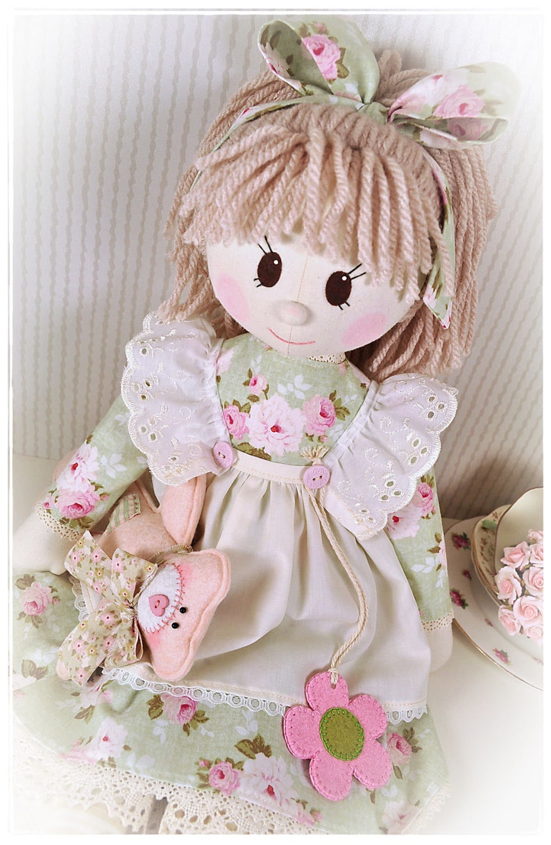 PDF Holly Rag Doll Sewing Pattern Instant download image 5