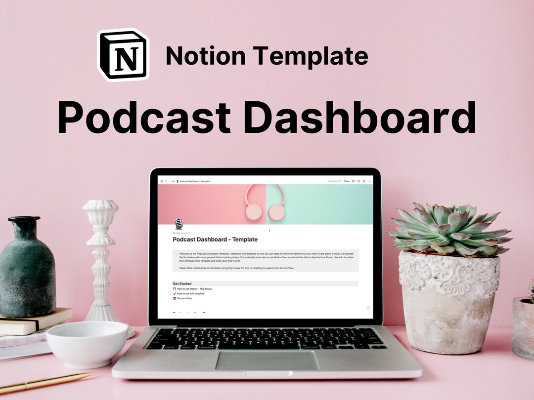 Notion Template for Podcasters A Podcast Dashboard to Organize Your