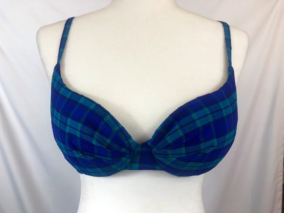 1980’s Plaid Bikini Top