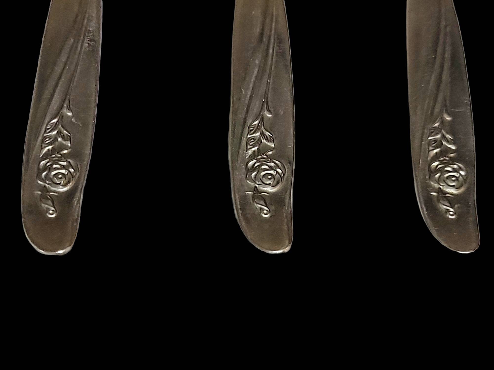 4 Pc Set Vintage Oneida roseanne Desert Forks Etsy