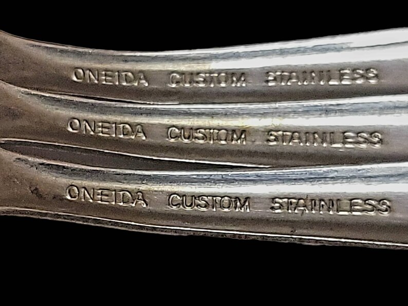 4 Pc Set Vintage Oneida roseanne Desert Forks Etsy