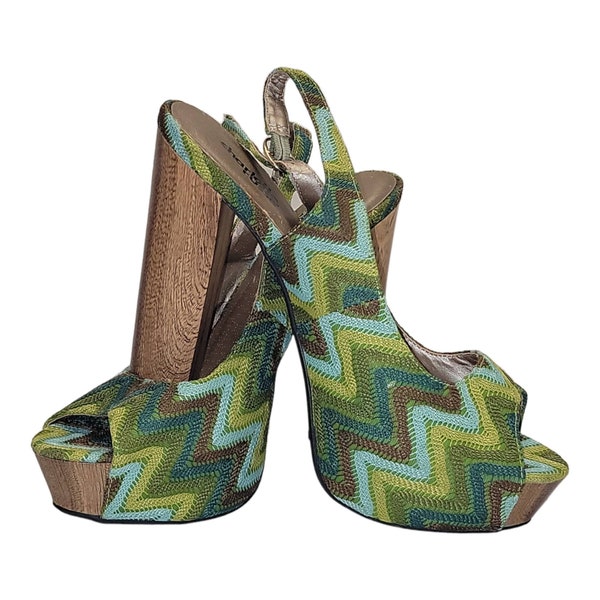 platform green shoes