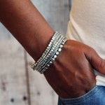 Silver Wrap Bracelets
