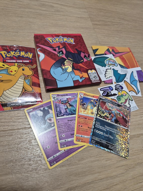 FULL SET Pokemon Collectibles Trading Cards Mcdonald's Happy Meal Toys Kids Gifts Limited Edition Vintage Dragapult, Roaring Moon, Charizard - Etsy UK FULL SET Pokemon Collectibles Trading Cards Mcdonald's Happy Meal Toys Kids Gifts Limited Edition Vintage Dragapult, Roaring Moon, Charizard - Etsy UK