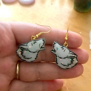 Howling Wolf Earrings