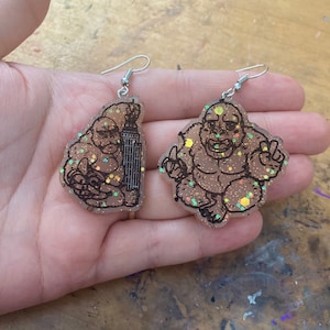 Baby Monkey Earrings