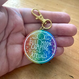Rainbow Camping Ritual Bag Charm