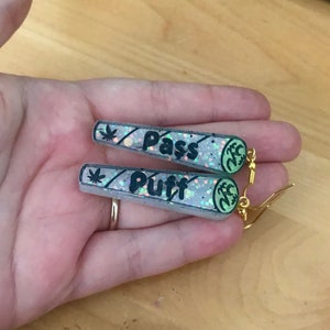 Puff Puff Pass Earrings