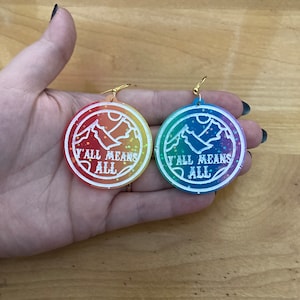 Ya&#39;ll Means All Earrings