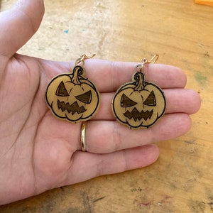 Vintage Style Jack-o-Lantern Earrings