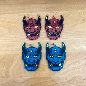 鬼面ピアス