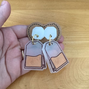 Pendientes De Teabag Stud