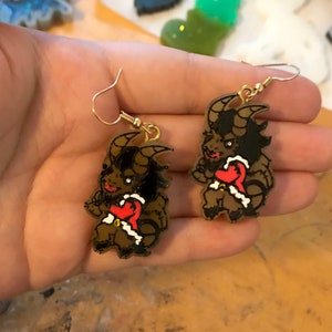 Christmas Krampus Earrings