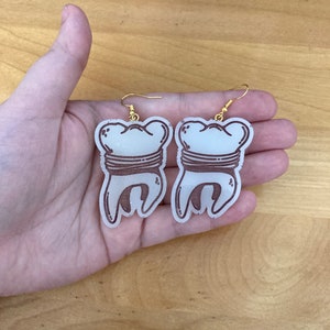 Bound Tooth Earrings