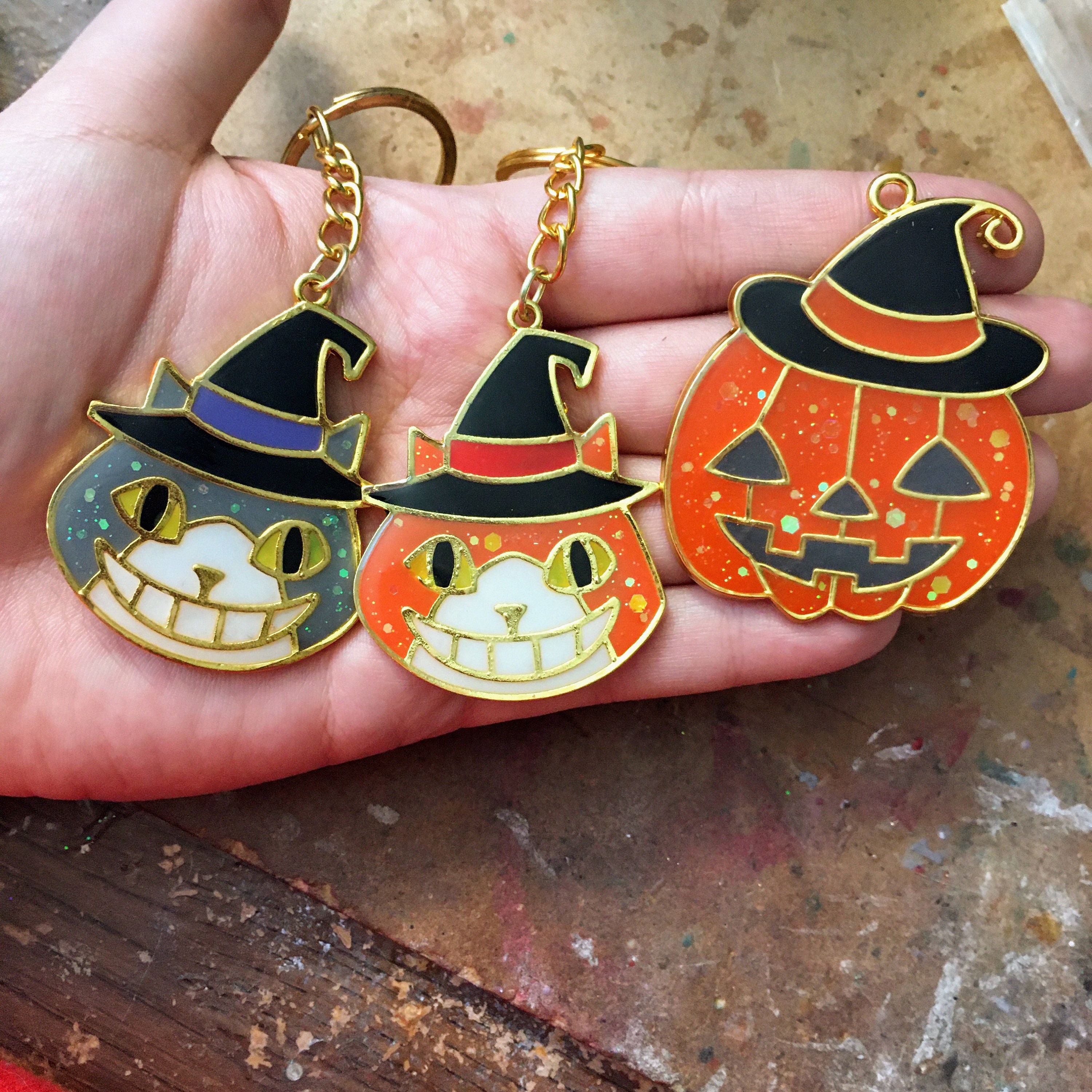 Spooky Halloween Keychains  Etsy