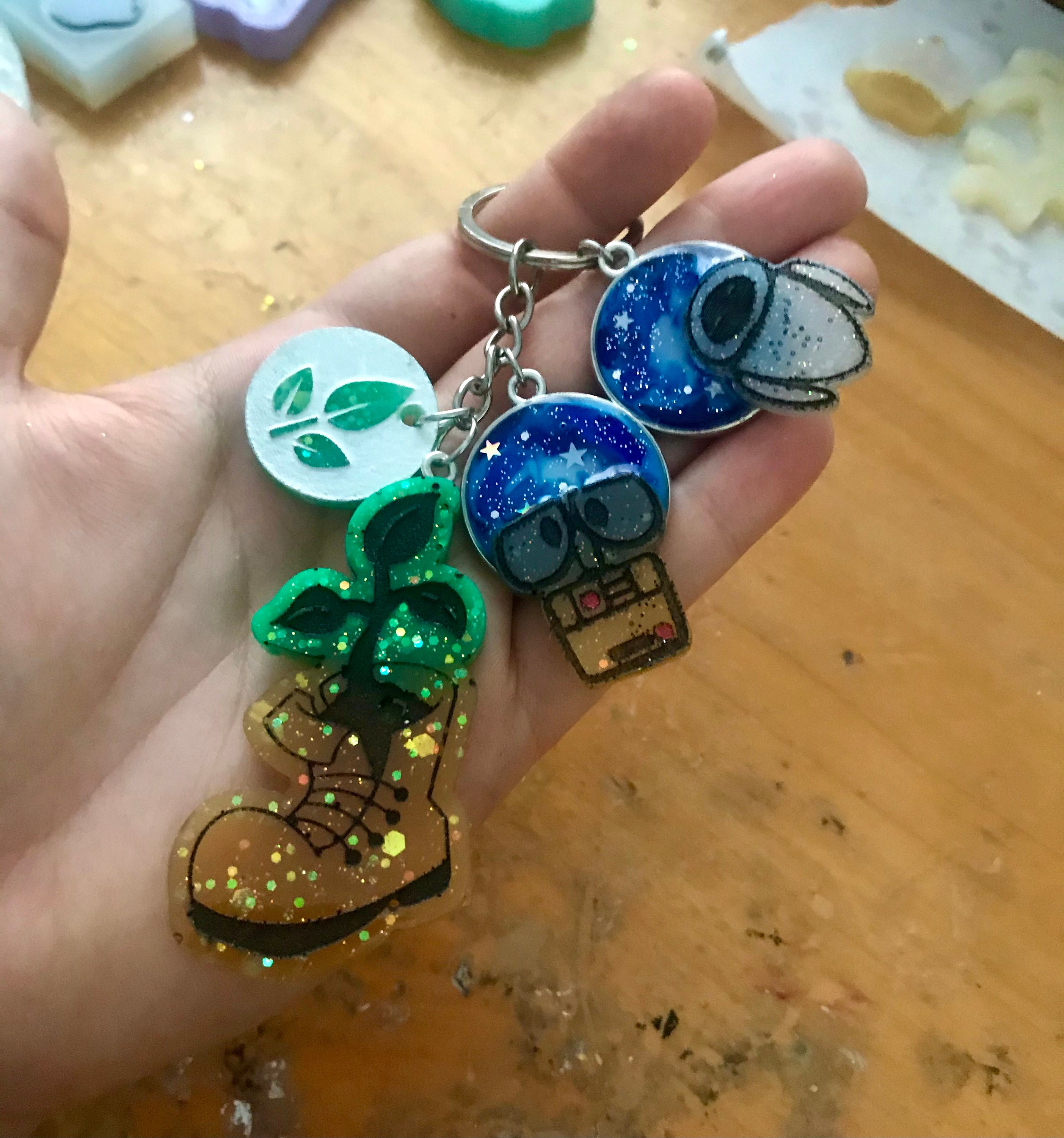 WallE Keychain Set Etsy